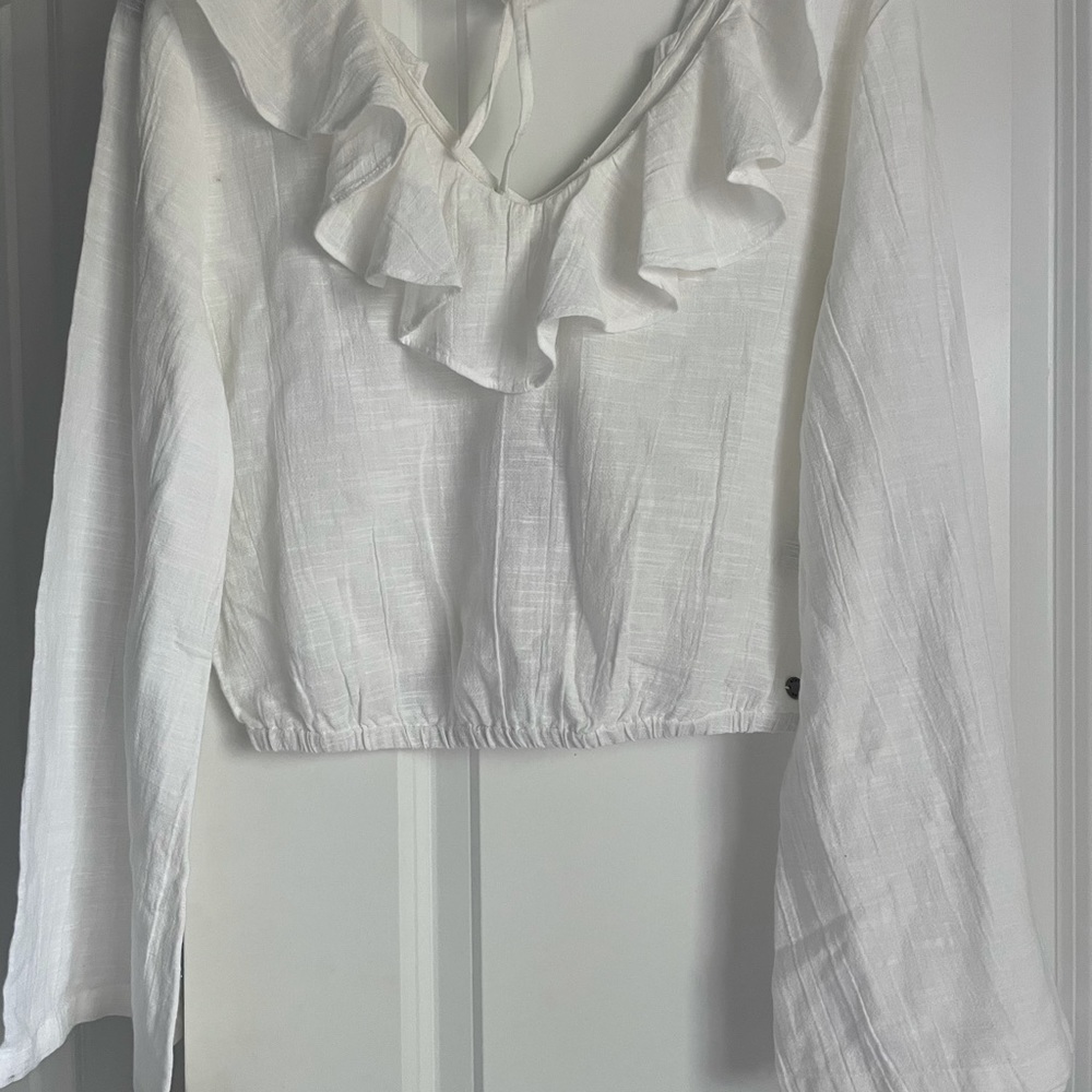 Roxy Ruffled Blouse - Size Small - Picture 4 of 4